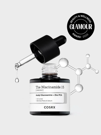 سرم نیاسین آمید کوزارکس - The Niacinamide 15 Serum-سرم نیاسینامید ۱۵٪ کوزارکس؛ بهترین انتخاب برای روشن‌کنندگی و کاهش لک | خرید از رزلی (Roselyy.ir)